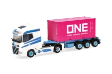 Herpa 321563 - H0 - DAF XG+ Container-Sattelzug Wiek Spedition - One